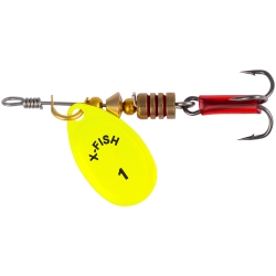 OBROTÓWKA X-FISH STARK #3 6,5g NIKEL UV LIME